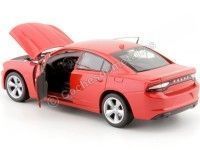 Cochesdemetal.es 2016 Dodge Charger R/T Rojo 1:24 Welly 24079