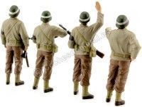 Cochesdemetal.es Figura de Resina "WWII US Policía Militar, Set de 4" 1:18 American Diorama 77414 77415 77416 77417