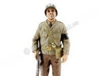 Cochesdemetal.es Figura de Resina "WWII US Policía Militar, Set de 4" 1:18 American Diorama 77414 77415 77416 77417