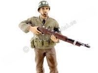 Cochesdemetal.es Figura de Resina "WWII US Policía Militar, Set de 4" 1:18 American Diorama 77414 77415 77416 77417