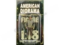 Cochesdemetal.es Figura de Resina "WWII US Policía Militar Figura III" 1:18 American Diorama 77416