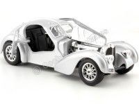 Cochesdemetal.es 1936 Bugatti Type 57 SC Atlantic Gris 1:24 Bburago 22092