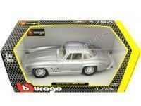 Cochesdemetal.es 1954 Mercedes-Benz 300 SL (W198) "Alas de Gaviota" Gris 1:24 Bburago 22023