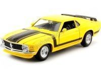 Cochesdemetal.es 1970 Ford Mustang Boss 302 Amarillo 1:24 Maisto 31943