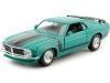 Cochesdemetal.es 1970 Ford Mustang Boss 302 Verde/Negro 1:24 Maisto 31943