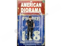 Cochesdemetal.es Figura de Resina "Unidad GEO/SWAT Capitán" 1:18 American Diorama 77418