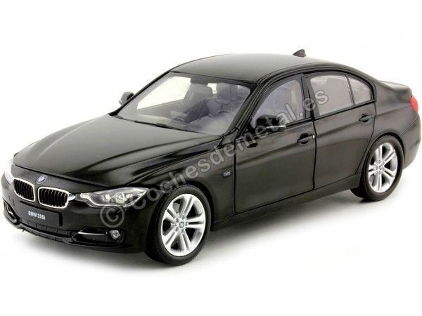 Cochesdemetal.es 2012 BMW Serie 3 (F30) 335i Negro 1:18 Welly 18043