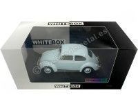 Cochesdemetal.es 1960 Volkswagen VW Escarabajo Azul Claro 1:24 WhiteBox 124055