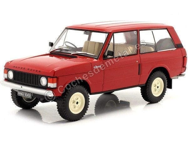 Cochesdemetal.es 1972 Land Rover Range Rover 3.5 V8 Rojo 1:24 WhiteBOX 124071