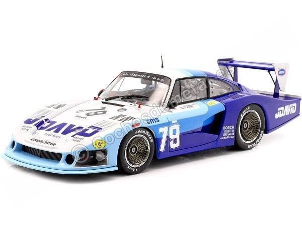 Cochesdemetal.es 1979 Porsche 935 Moby Dick Nº79 Fitzpatrick/Hobbs 24h LeMans Azul/Blanco 1:18 Solido S1805402