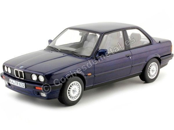 Cochesdemetal.es 1988 BMW 325i Azul Metalizado 1:18 Norev 183201