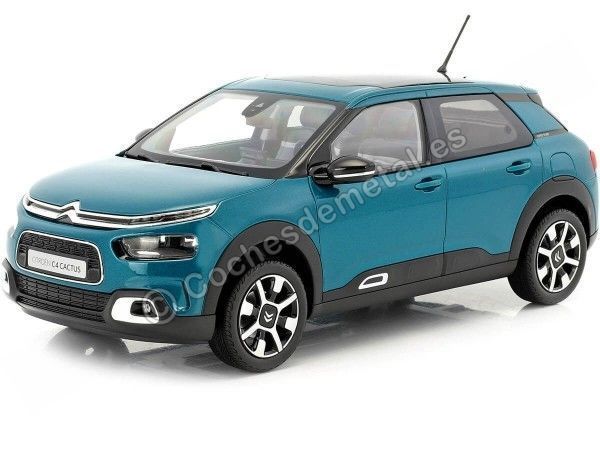 Cochesdemetal.es 2018 Citroen C4 Cactus Azul Esmeralda 1:18 Norev 181660