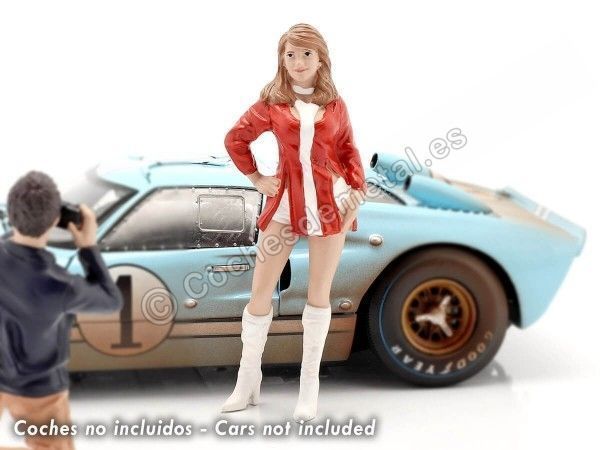 Cochesdemetal.es Figura de Resina "Dia de Carreras Series II Figura VI" 1:18 American Diorama 76300