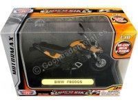 Cochesdemetal.es 2010 BMW F800GS Naranja/Negro 1:18 Motor Max 451