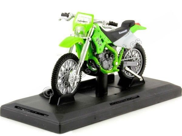 Cochesdemetal.es 2000 Kawasaki KDX220 Verde 1:18 Motor Max 435