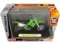 Cochesdemetal.es 2000 Kawasaki KDX220 Verde 1:18 Motor Max 435