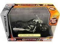 Cochesdemetal.es 2002 Yamaha Road Star Warrior Negra 1:18 Motor Max 437