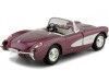 Cochesdemetal.es 1957 Chevrolet Corvette Granate 1:24 Lucky Diecast 24201