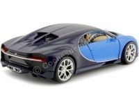 Cochesdemetal.es 2016 Bugatti Chiron Azul Bitono 1:24 Welly 24077