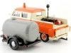 Cochesdemetal.es 1967 Volkswagen Type 2 (T1) Pickup "Set Servicio de Carreteras" Naranja/Gris 1:24 Motor Max 79674