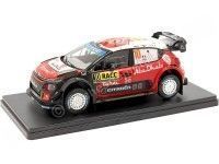 Cochesdemetal.es 2018 Citroen C3 WRC Nº10 Loeb/Elena Ganador Rally Cataluña + Remolque 1:24 Editorial Salvat RAL03 76001