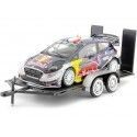 Cochesdemetal.es 2017 Ford Fiesta WRC Nº1 Ogier/Ingrassia Ganador Rally Monte Carlo + Remolque 1:24 Editorial Salvat RAL04 76001