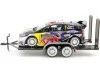 Cochesdemetal.es 2017 Ford Fiesta WRC Nº1 Ogier/Ingrassia Ganador Rally Monte Carlo + Remolque 1:24 Editorial Salvat RAL04 76001