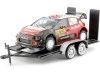 Cochesdemetal.es 2018 Citroen C3 WRC Nº10 Loeb/Elena Ganador Rally Cataluña + Remolque 1:24 Editorial Salvat RAL03 76001