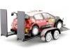 Cochesdemetal.es 2018 Citroen C3 WRC Nº10 Loeb/Elena Ganador Rally Cataluña + Remolque 1:24 Editorial Salvat RAL03 76001