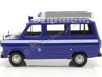 Cochesdemetal.es 1965 Ford Transit Bus "Asociación Alemana THW" Azul 1:18 KK-Scale KKDC180468