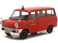Cochesdemetal.es 1965 Ford Transit Bus Cuerpo de Bomberos Rojo 1:18 KK-Scale KKDC180467