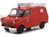 Cochesdemetal.es 1965 Ford Transit Furgoneta "Bomberos de Westfalia" Rojo 1:18 KK-Scale KKDC180495