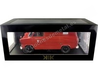 Cochesdemetal.es 1965 Ford Transit Furgoneta "Bomberos de Westfalia" Rojo 1:18 KK-Scale KKDC180495