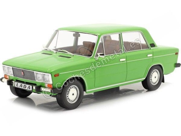 Cochesdemetal.es 1980 Lada 2106 (Seat 124) Verde Brillante RAL6018 1:18 Triple-9 1800247
