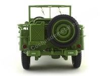 Cochesdemetal.es 1944 Jeep Willys Policía Militar Verde Caqui 1:18 American Diorama 77406