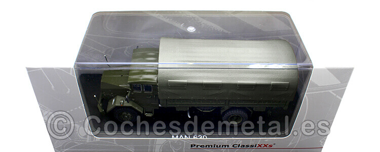 1953 Camión Militar Plataforma MAN-630 4x4 Verde 1:43 Premium ClassiXXs PCL47114