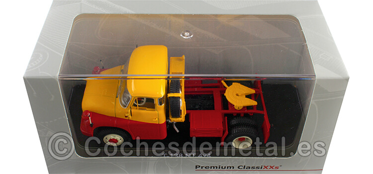 1956 Tatra T-138 NT 4x4 Rojo/Amarillo 1:43 Premium ClassiXXs PCL47143