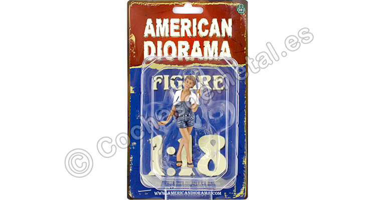 Figura de resina Chica Mecánico Sofie 118 American Diorama 23859