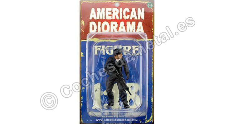 Figura de Resina Unidad GEO/SWAT Fusilero 1:18 American Diorama 77420