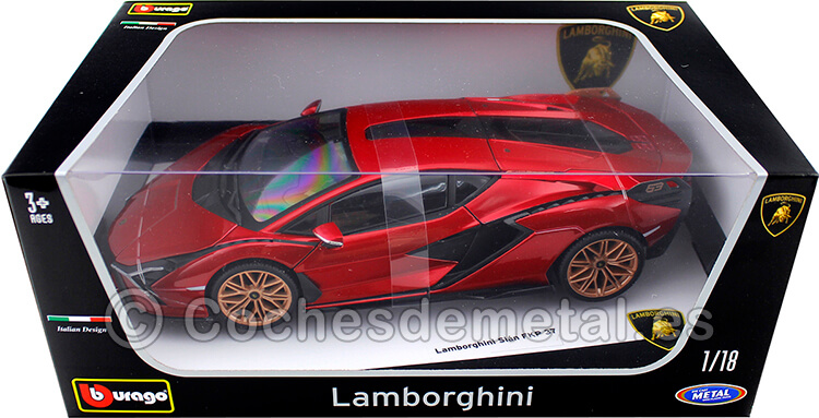 Coche Escala 1:18 Maisto Lamborghini Sian Fkp37 Nuevo C Caja
