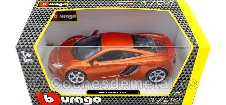 2016 McLaren MP4-12C Naranja 1:24 Bburago 21074