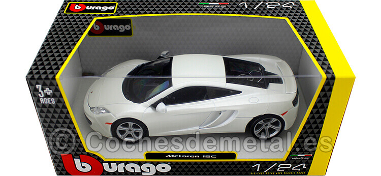 2016 McLaren MP4-12C Blanco Perla 1:24 Bburago 21074