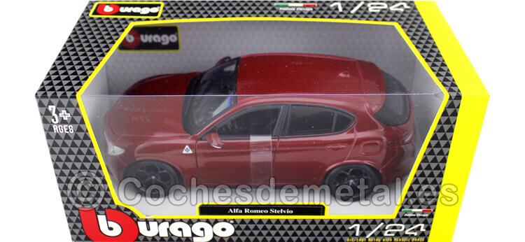 2016 Alfa Romeo Stelvio Red 1:24 Bburago 21086