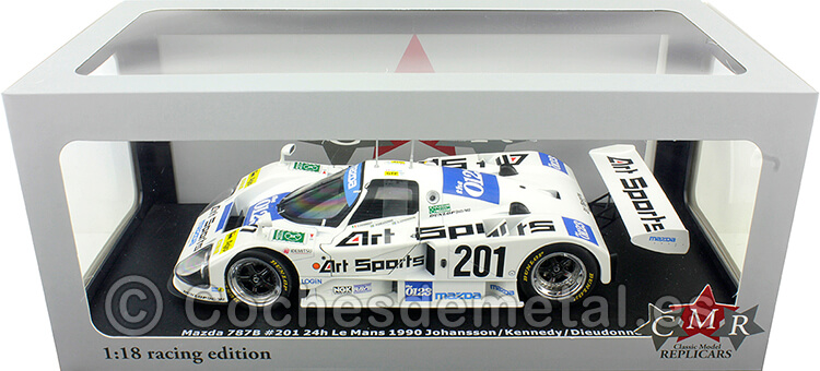 1990 Mazda 787B Nº201 Johansson/KennedyDieudonne 24h LeMans 1:18 CMR209