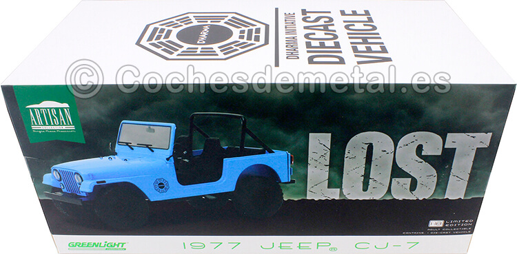 1977 Jeep CJ-7 Dharma Perdidos - Lost 1:18 Greenlight 19064