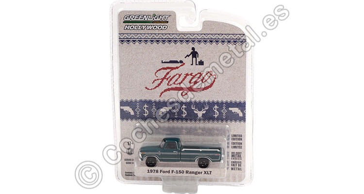 1978 Ford F-150 Ranger XLT Fargo 2014-2020 Hollywood Series 35 1:64 Greenlight 44950E