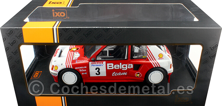 1985 Peugeot 205 T16 Nº3 Darniche/Mahe Rally Ypres 1:18 IXO Models 18RMC135.22