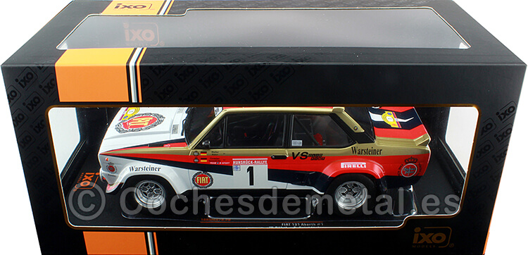 1980 Fiat 131 Abarth Nº1 Röhrl/Geistdörfer Ganador Rallye Hunsrück 1:18 IXO Models 18RMC078