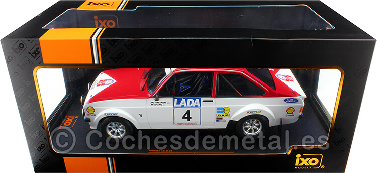 1977 Ford Escort MK II RS 1800 Nº4 Vatanen/Aho Rally De Los 1000 Lagos 1:18 IXO Models 18RMC143.22