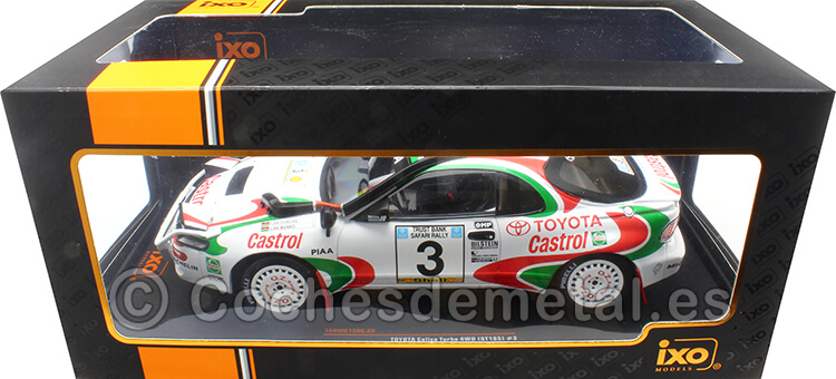 1993 Toyota Celica Turbo 4WD (ST185) Nº3 Duncan/Munro Rally Safari 1:18 IXO Models RMC150C.22